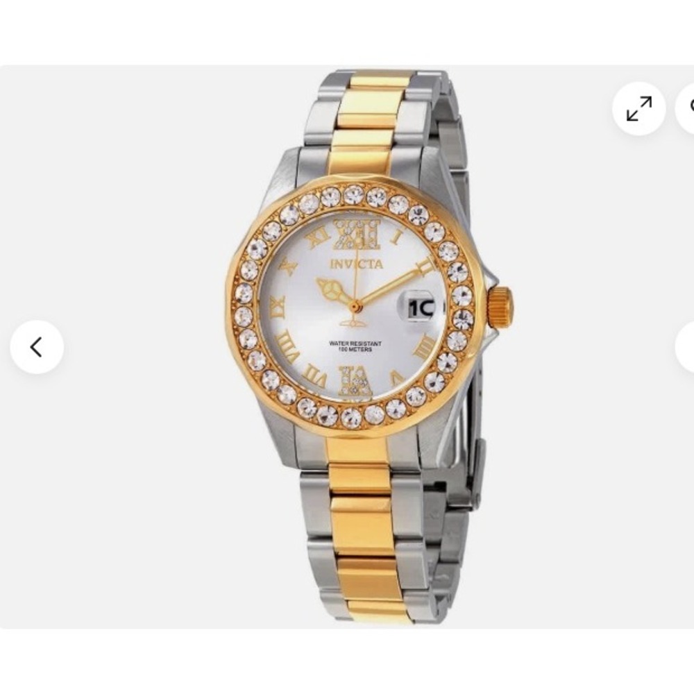 Invicta Pro Driver Watch‎ Women 38mm Two-Tone New Crystal Bezel Date 20215 - Picture 2 of 10